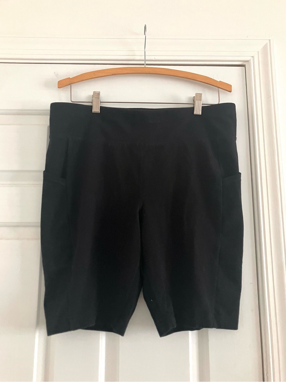 Terra & Sky Black Biker sport workout Shorts 0x 14 w